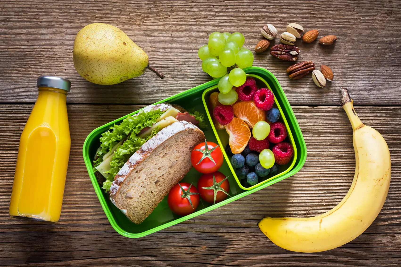 Gesunde Lunchbox auch zur Arbeit