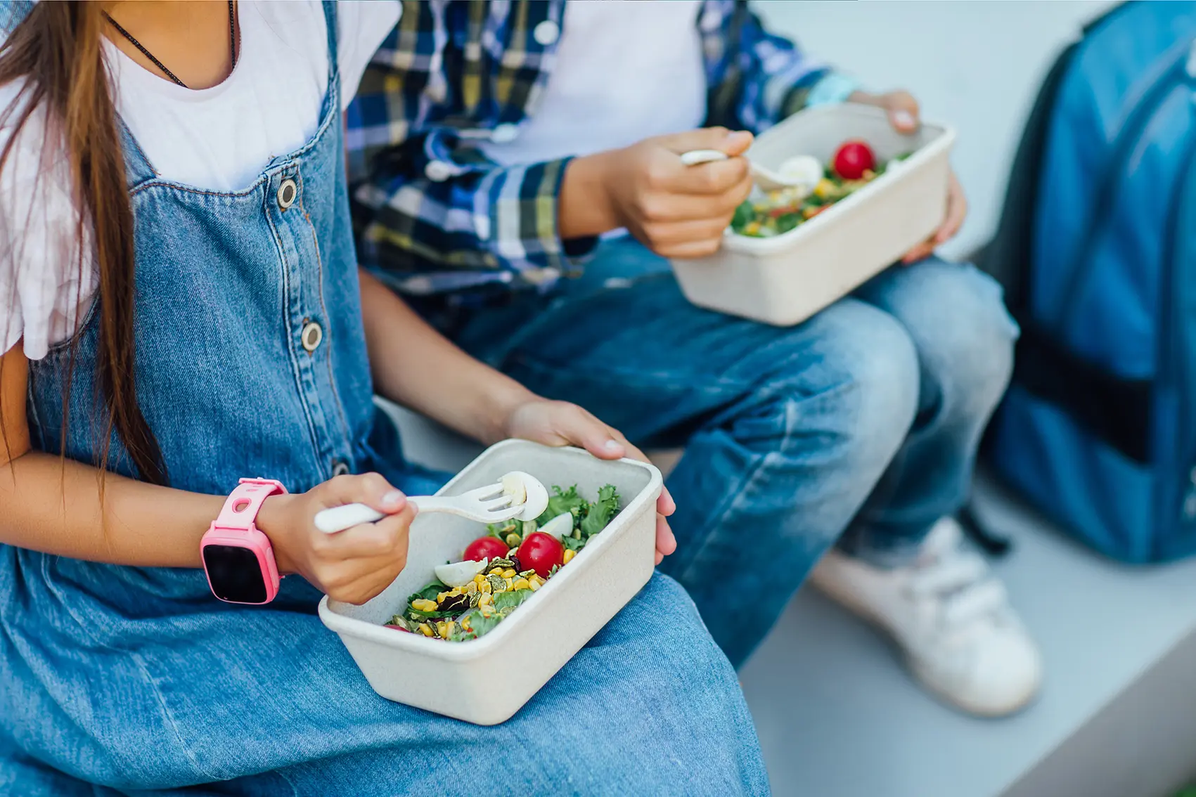 Gesunde Lunchbox für die Kinder